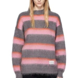 Alexander Wang Multicolor Striped Sweater Sz M
